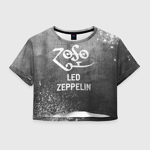 Женский топ Led Zeppelin - grey gradient / 3D-принт – фото 1