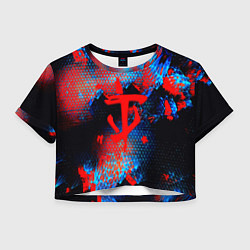 Женский топ Doom космическая абстракция