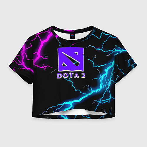 Женский топ Dota неоновый шторм / 3D-принт – фото 1