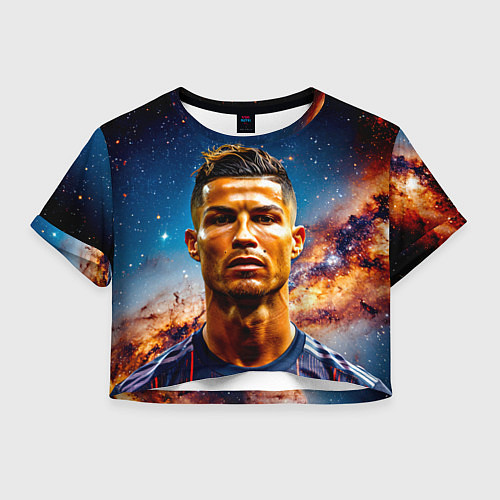 Женский топ Криштиану Роналду в космосе / 3D-принт – фото 1