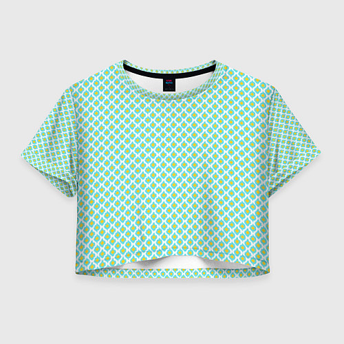 Женский топ Ikat ogee - этнический узор / 3D-принт – фото 1