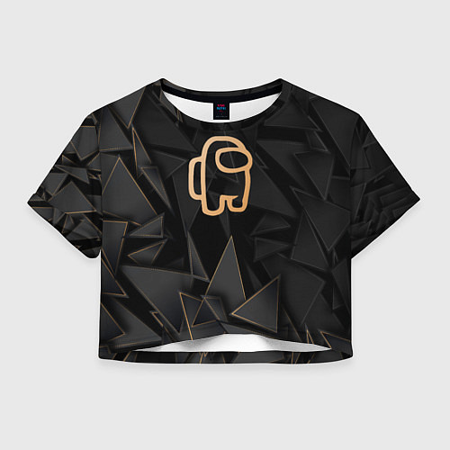 Женский топ Among Us golden poly / 3D-принт – фото 1