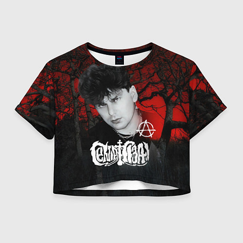 Женский топ Сектор газа красный лес / 3D-принт – фото 1