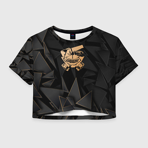 Женский топ Tokyo Ghoul golden poly / 3D-принт – фото 1