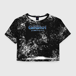 Женский топ Genshin Impact брызги красок