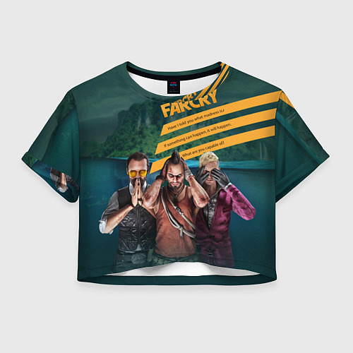 Женский топ Far Cry villains / 3D-принт – фото 1