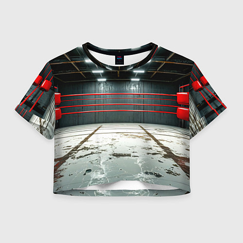 Женский топ Красный ринг / 3D-принт – фото 1