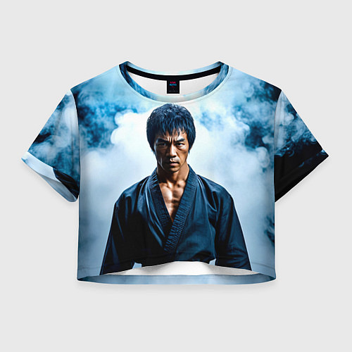 Женский топ Брюс Ли в дыму / 3D-принт – фото 1