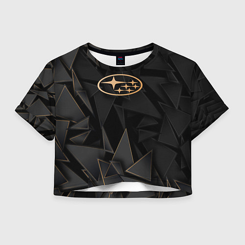 Женский топ Subaru golden poly / 3D-принт – фото 1