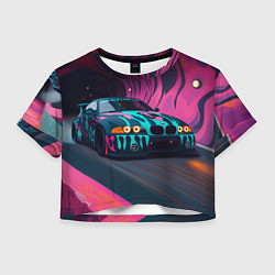 Женский топ БМВ граффити стиль