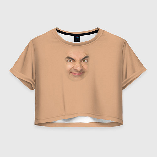 Женский топ Лицо мистера Бина / 3D-принт – фото 1