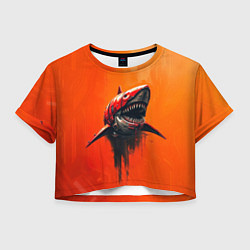 Женский топ Кибернетическая акула