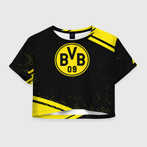 Женский топ Borussia полосы / 3D-принт – фото 1