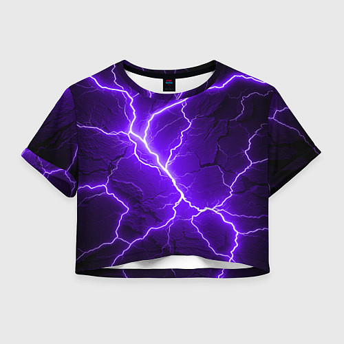 Женский топ Color purple black / 3D-принт – фото 1