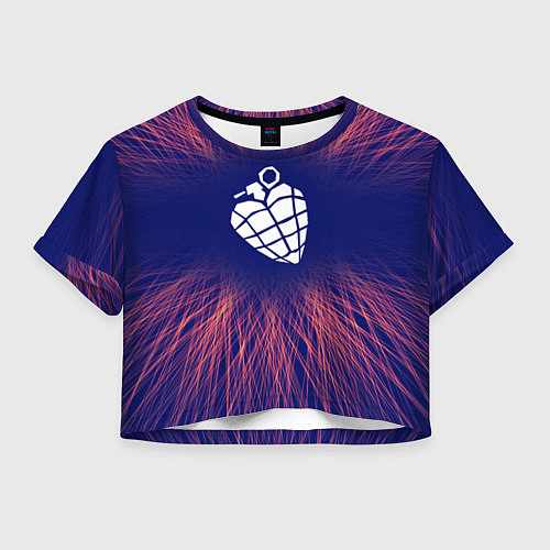 Женский топ Green Day red energy / 3D-принт – фото 1