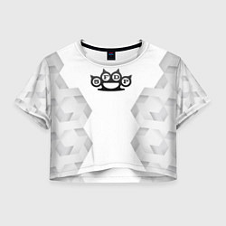 Женский топ Five Finger Death Punch white poly