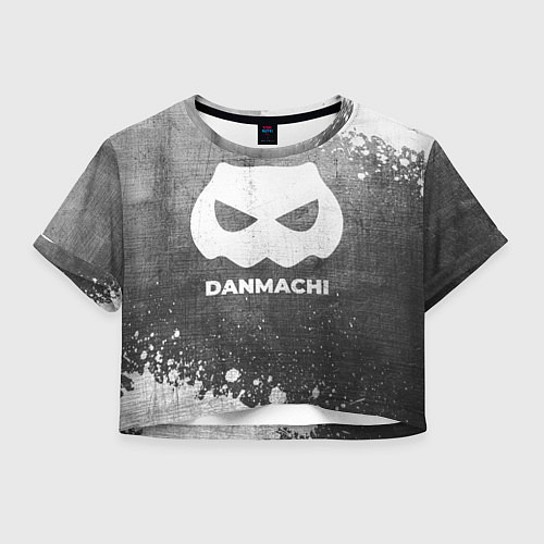 Женский топ DanMachi - grey gradient / 3D-принт – фото 1