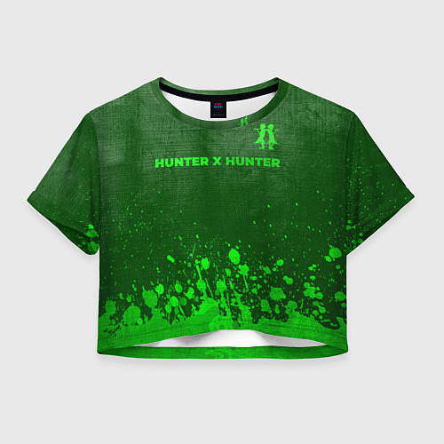 Женский топ Hunter x Hunter - green gradient посередине / 3D-принт – фото 1
