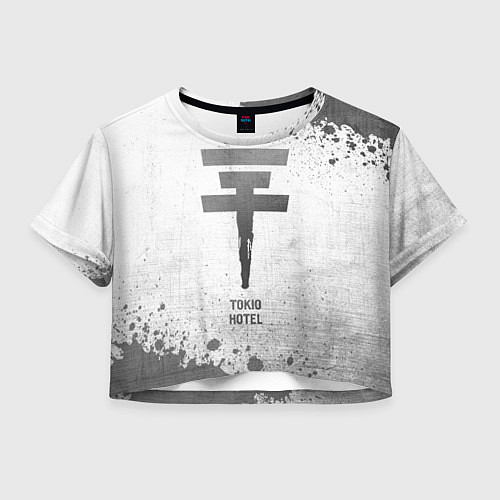 Женский топ Tokio Hotel - white gradient / 3D-принт – фото 1