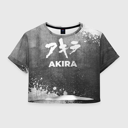 Женский топ Akira - grey gradient / 3D-принт – фото 1