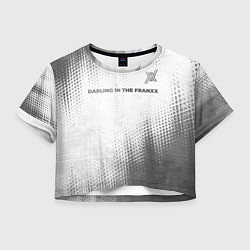 Женский топ Darling in the FranXX - white gradient посередине