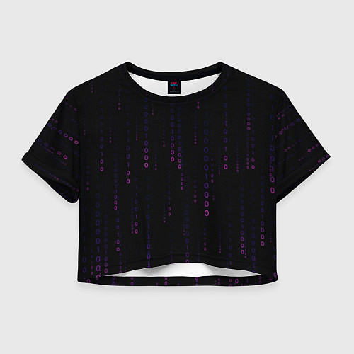 Женский топ Color black pink / 3D-принт – фото 1