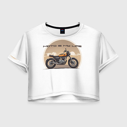 Женский топ Мото-моя жизнь / 3D-принт – фото 1