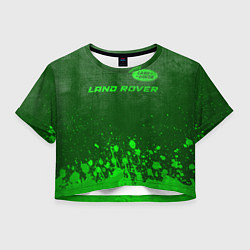 Женский топ Land Rover - green gradient посередине