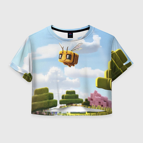 Женский топ Пчёлка - Minecraft / 3D-принт – фото 1