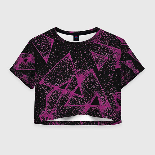 Женский топ The triangle is pink / 3D-принт – фото 1