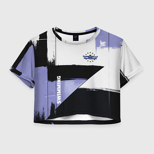 Женский топ Плавание спортивное / 3D-принт – фото 1