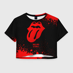 Женский топ Rolling Stones - red gradient