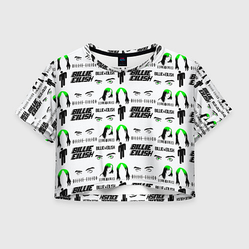 Женский топ Billie Eilish singer / 3D-принт – фото 1