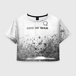 Женский топ God of War - white gradient посередине