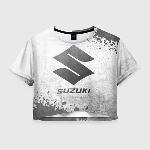 Женский топ Suzuki - white gradient / 3D-принт – фото 1