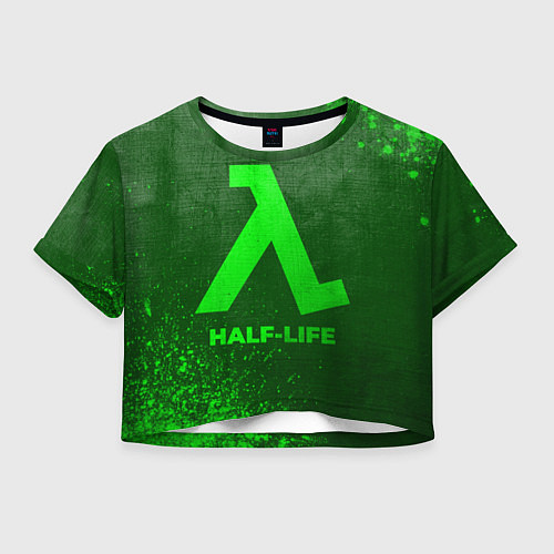 Женский топ Half-Life - green gradient / 3D-принт – фото 1