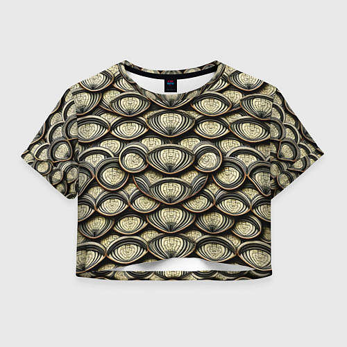 Женский топ Объемный египетский паттерн / 3D-принт – фото 1