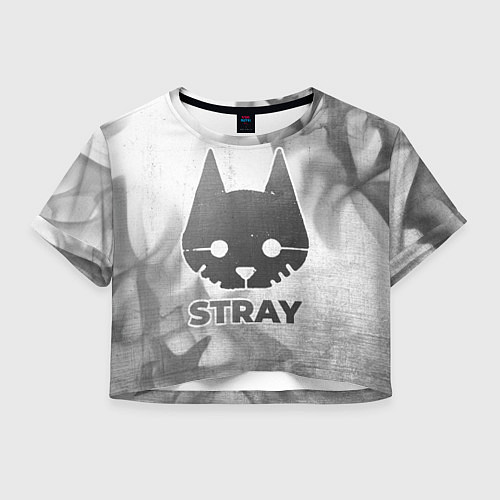 Женский топ Stray - white gradient / 3D-принт – фото 1