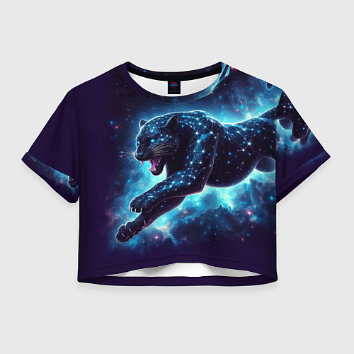 Женский топ Fantastic star panther - ai art fantasy / 3D-принт – фото 1