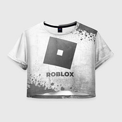 Женский топ Roblox - white gradient