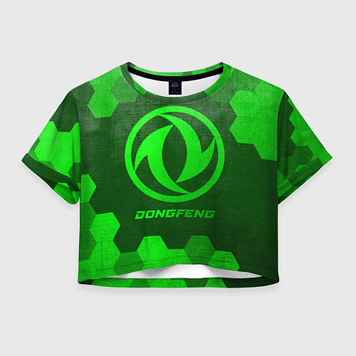 Женский топ Dongfeng - green gradient / 3D-принт – фото 1