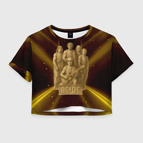 Женский топ ACDC стиль памятника / 3D-принт – фото 1