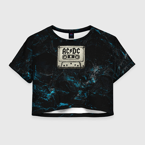 Женский топ ACDC в виде кассеты / 3D-принт – фото 1