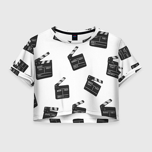 Женский топ Съёмочная хлопушка / 3D-принт – фото 1