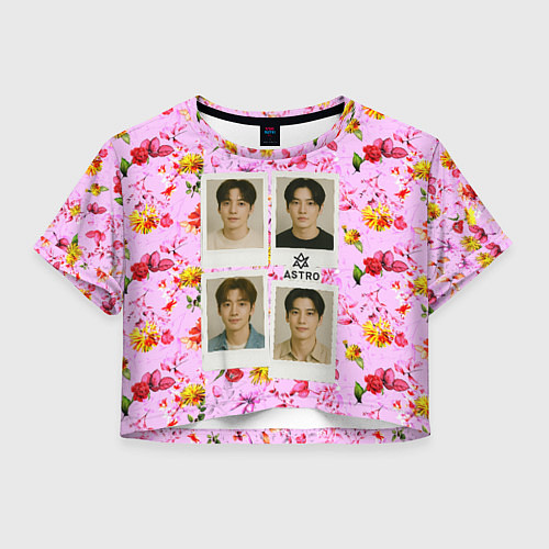 Женский топ ASTRO фотографии участников группы / 3D-принт – фото 1