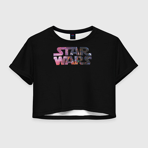 Женский топ Звёздные войны надпись искры / 3D-принт – фото 1