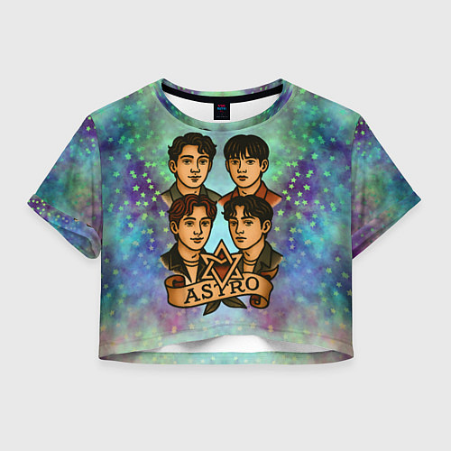 Женский топ Astro в стиле татуировки / 3D-принт – фото 1