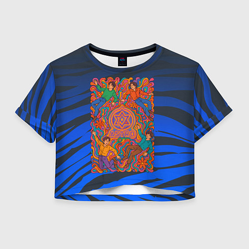 Женский топ Astro психоделика / 3D-принт – фото 1