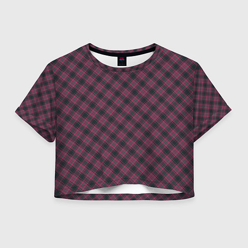 Женский топ Tartan / 3D-принт – фото 1