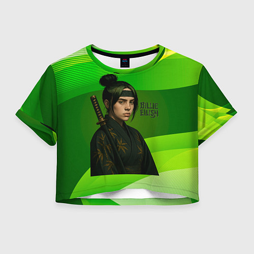 Женский топ Билли Айлиш в стиле ниндзи / 3D-принт – фото 1